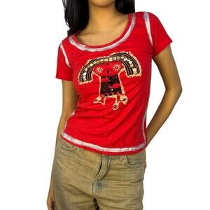 Dolce & Gabbana D&G Y2K Red Top